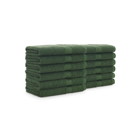 Monarch Brands True Color Hand Towels 0, Hunter Green, 120PK HAND-HGREEN-CS